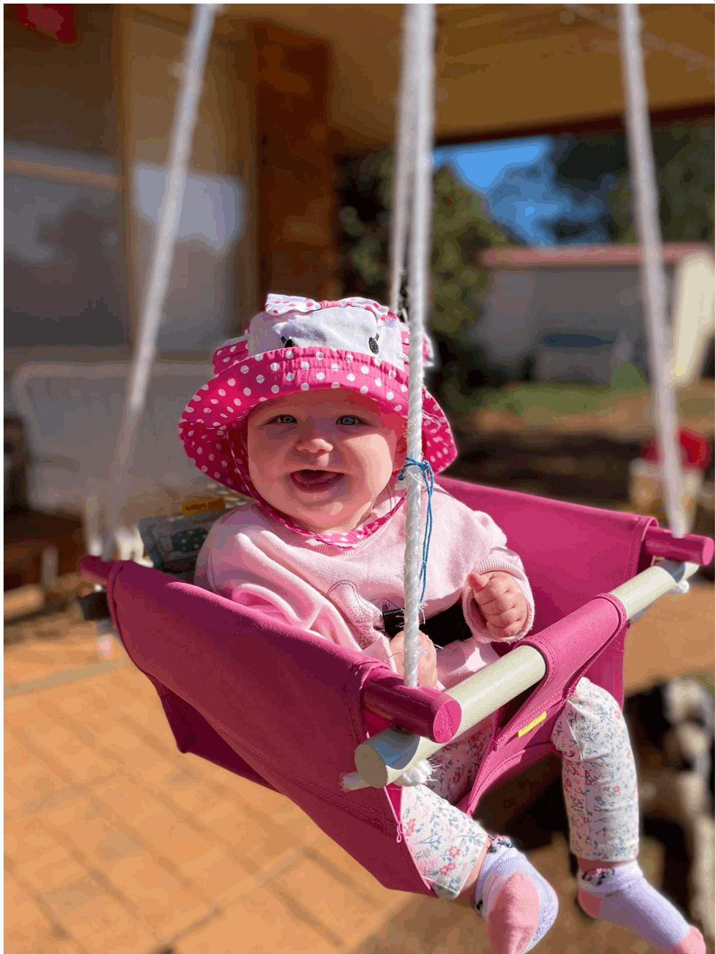 COLOURED CANVAS SWINGS